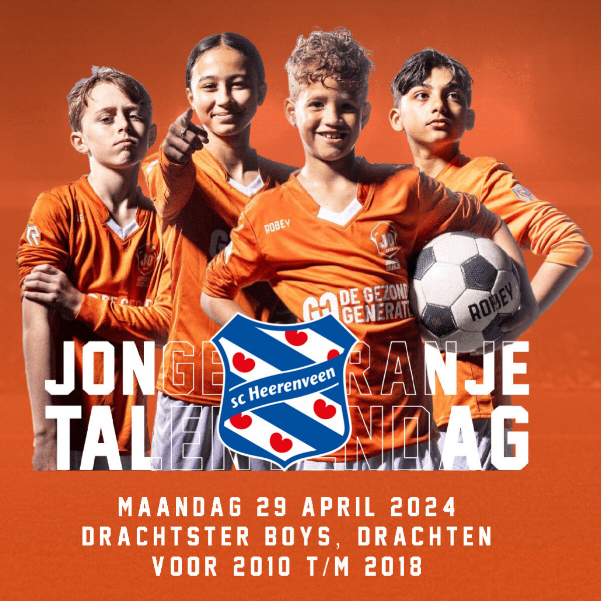 Visual Jonger Oranje Drachtster Boys