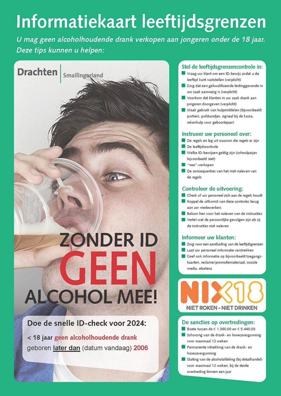 Infokaart leeftijdsgrenzen smallingerland 2024