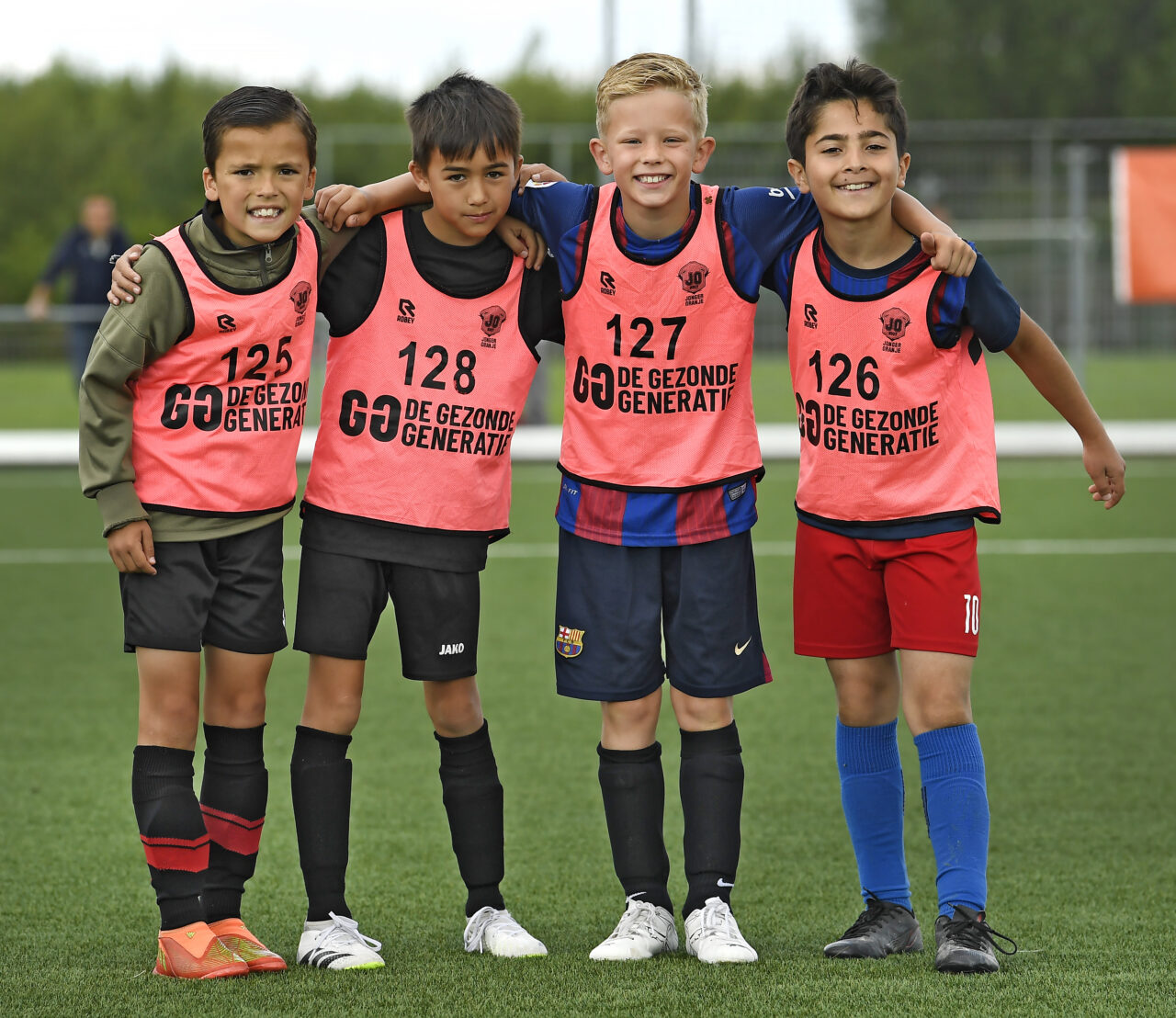Teamfoto Jonger Oranje