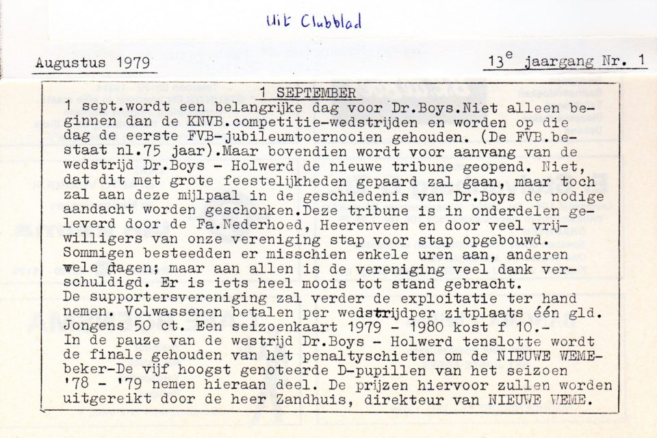 1979 tribune clubblad