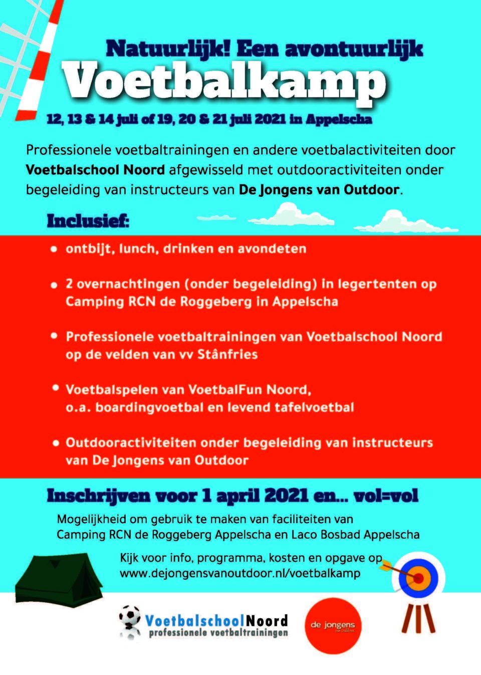 3 daags avontuurlijk voetbalkamp Pagina 2