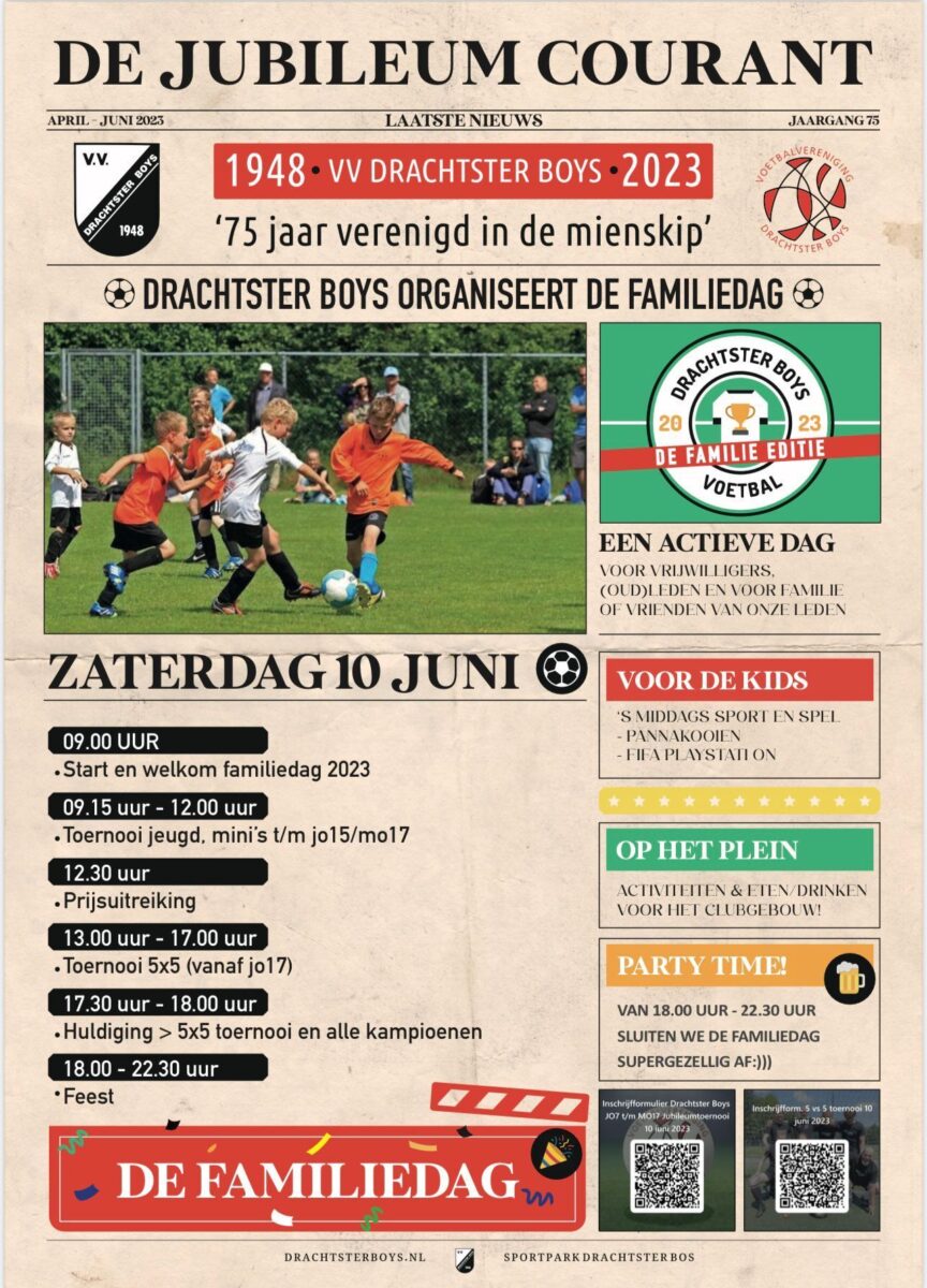 2023 aankondiging familiedag